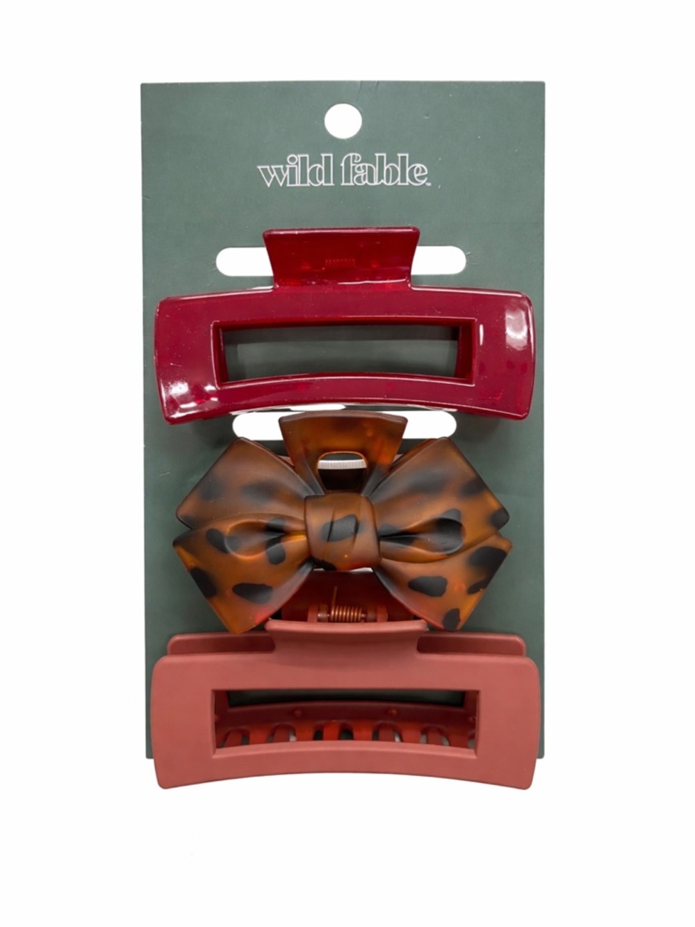 Wild Fable 3-Pack Hair Claw Set